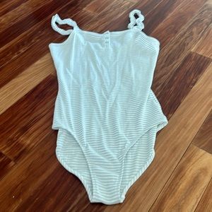 Abercrombie kids striped bodysuit